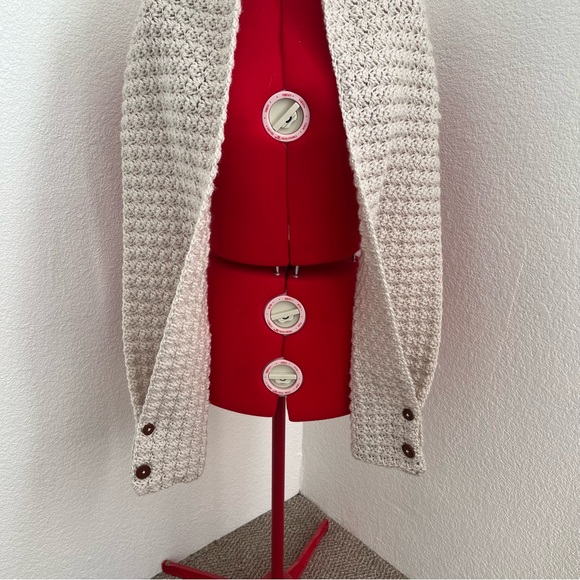 Winter Scarf With Buttons and Pockets Handmade Crochet New - Picture 5 of 8